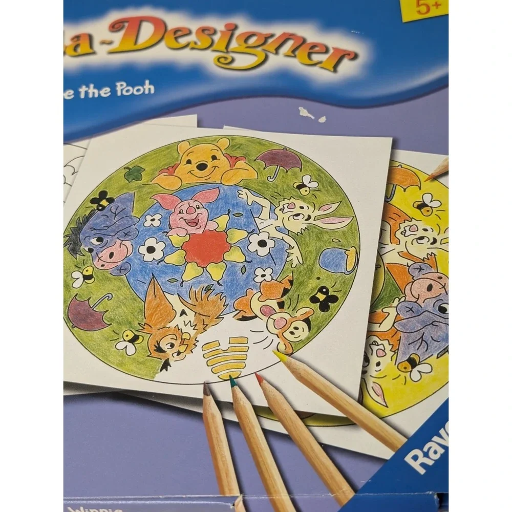Ravensburger Mandala‎ Designer Winnie The Pooh Disney Includes All Pencils